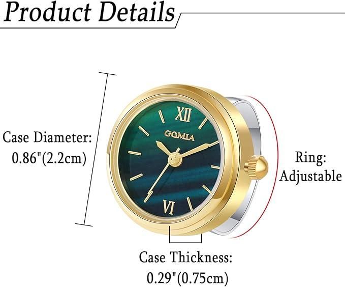 Unisex Finger Ring Watch