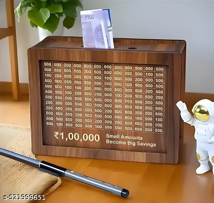 Savings Challenge Piggy Bank