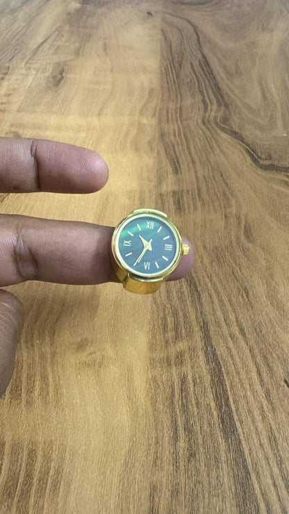 Unisex Finger Ring Watch